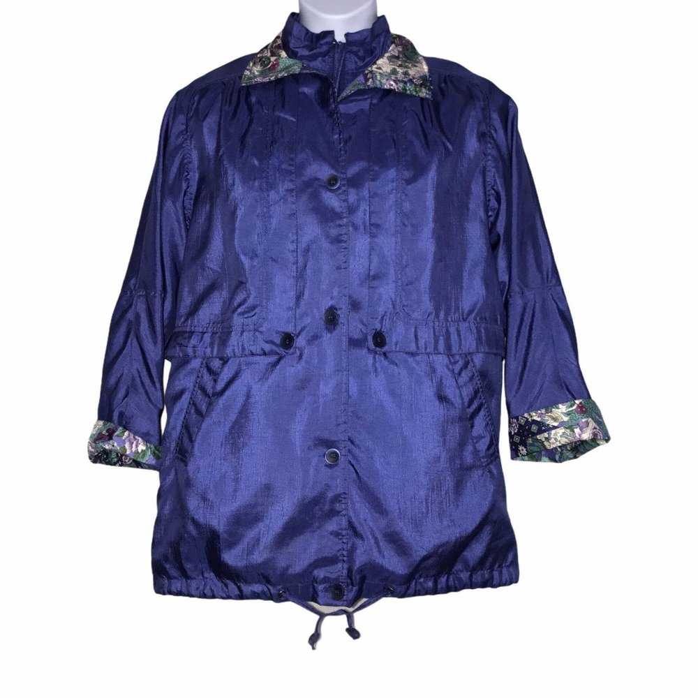 Cyclone Vintage 1990's Floral Retro Jacket Medium